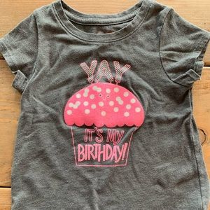Cat & Jack "Yay It's My Birthday" Tshirt